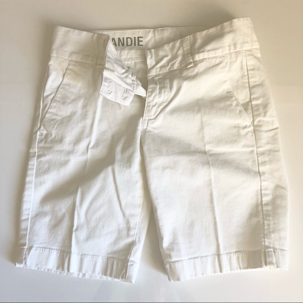 J. Crew white Andie shorts low rise